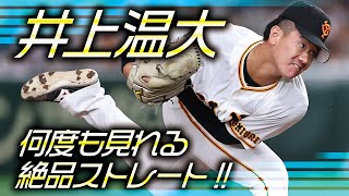 【今後に期待しかない】井上温大 何度も見れる絶品ストレート!!【悔しい思いも力に変えて】