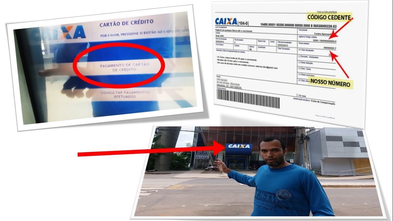 Como pagar Direto no Caixa Eletrônico (Renda Emergencial Caixa Econômica) Cartão de Credito | Boleto