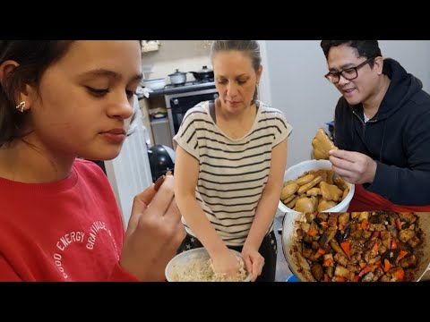 PERFECT TEAM-UP- FILIPINO HUSBAND AND CZECH WIFE. SHE BAKES, HE COOKS.