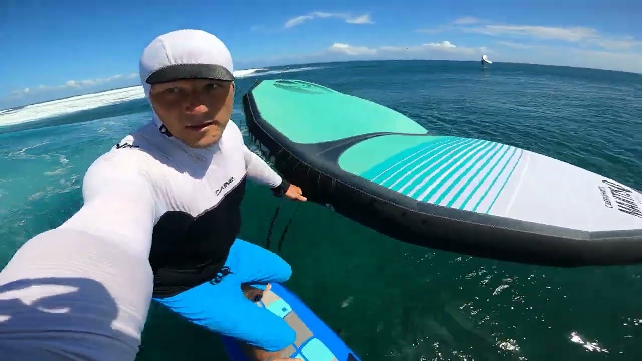 Raw video: wing foil from Manawa