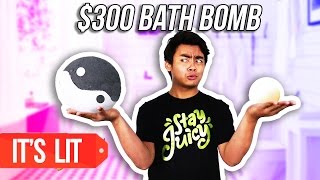 $1 BATH BOMB VS $300 BATH BOMB!