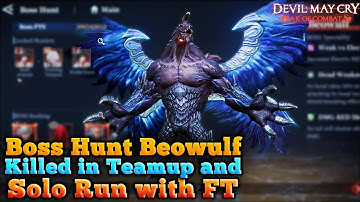 Devil May Cry Peak of Combat DMC POC | Boss Hunt Beowulf Kill | team up & Solo with FT | The KiLLeR.