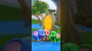 "Farm Animals Find a Magic Portal! | 3D Animation for Kids"🦒✨ #kidscartoon  #3d #shorts