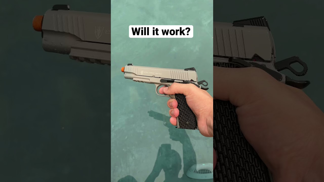 Do Airsoft Guns work underwater? YouTube