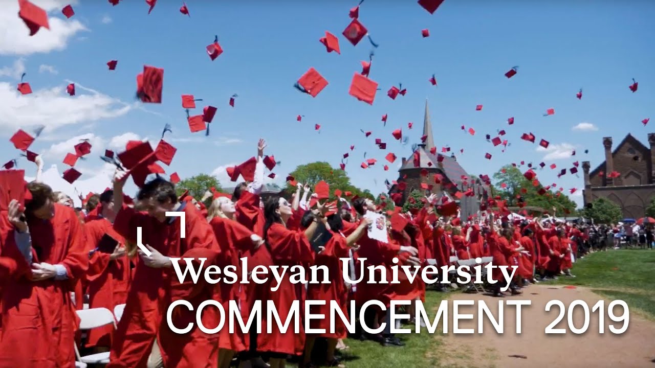 Wesleyan University 2019 Commencement Highlights YouTube