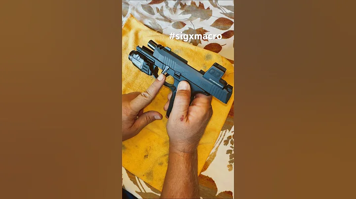 Yes I love guns too.. Problem with Sig X Macro slide takedown and reassembly.