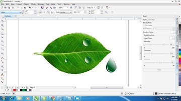 How to Draw WATER DROP effect in Coreldraw