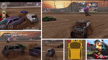 Demolition Derby 2 Circuit. Gameplay on iPhone. Driving with competitions in racing and demolition!