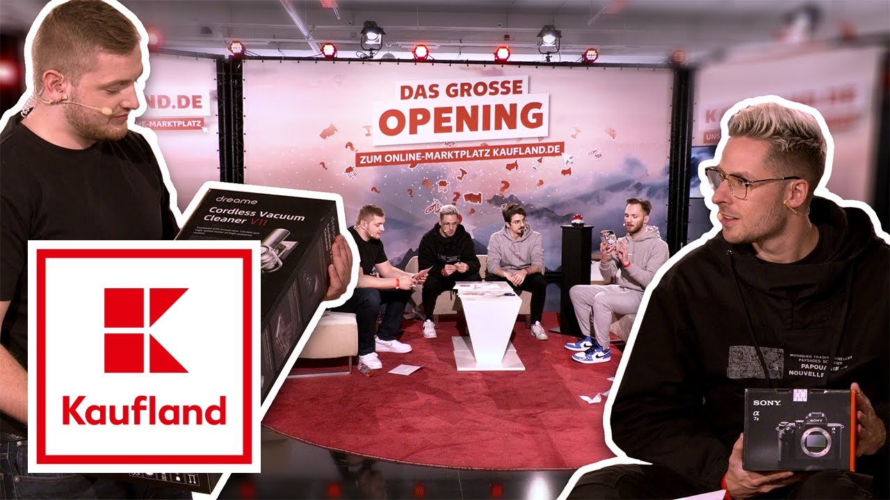 40.000 € Geschenke auspacken mit Trymacs, Rewinside, Chefstrobel & Rumathra | Kaufland.de Opening