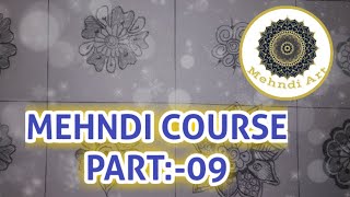 How to learn mehndi for beginners.  Easy mehndi  full course. Mehndi Course part:- 09. screenshot 4