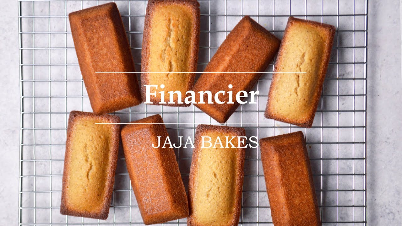 Financier (French Almond Cake) - Jaja Bakes 