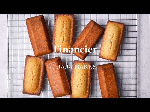 Financier (French Almond Cake) - Jaja Bakes 