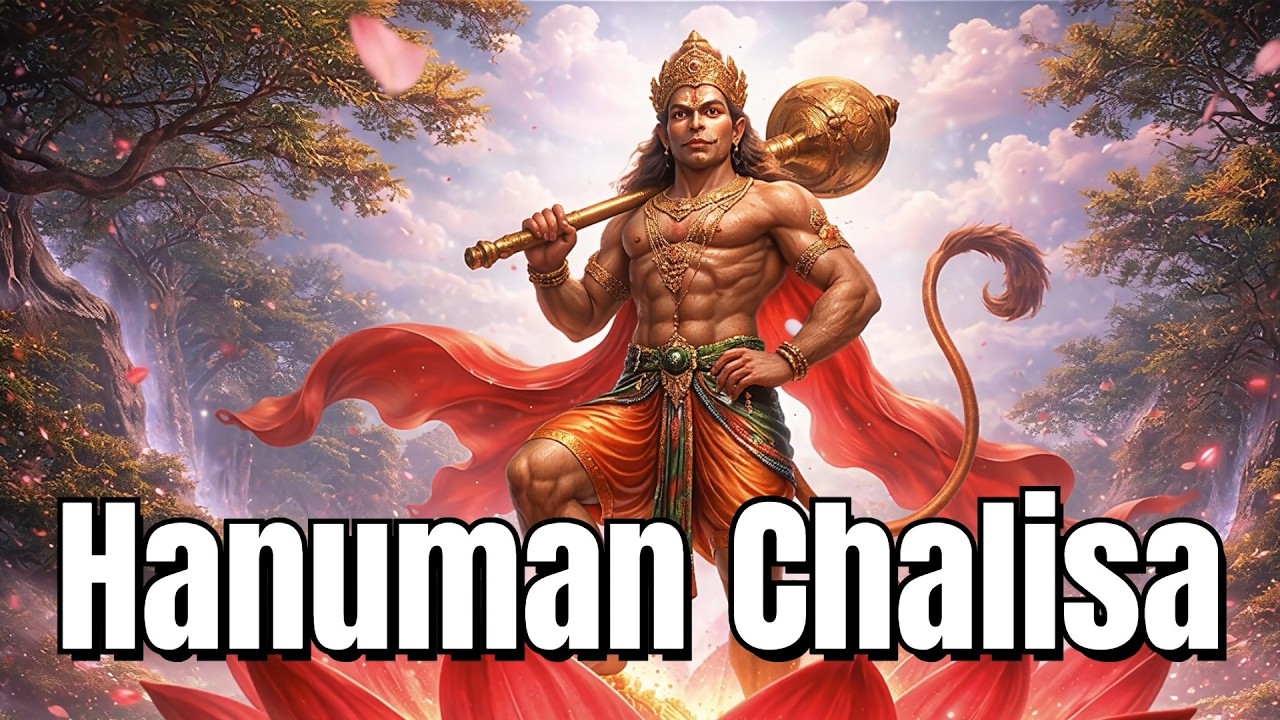 Hanuman Chalisa Once – Remove Fear, Negativity & Problems | Powerful Prayer Sankat Mochan 🔔