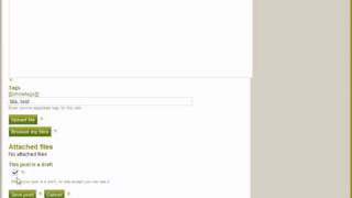 mahara tutorial 2 2 add post