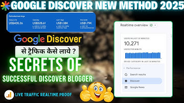 Google Discover | Secrets of Successful Discover Blogger | Discover से Traffic कैसे लाए | Live Proof