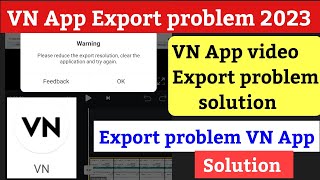 VN app se video export nahi ho raha hai solution 2023 / VN app export problem solve 2023 / vn export screenshot 4