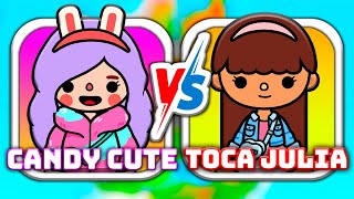 Candy Cute Channel Vs Toca Julia Which Toca Tuber Do You Like More? Toca Boca Life World