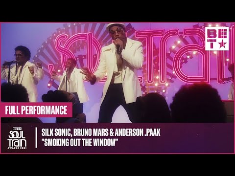 Silk Sonic, Bruno Mars & Anderson .Paak Perform "Smoking Out The Window" | Soul Train Awards '21