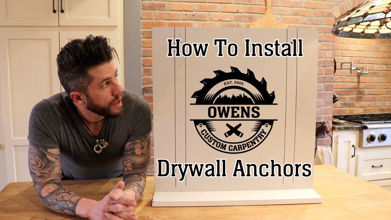 How To Install Drywall Anchors YouTube How To Install Drywall Anchors YouTube
