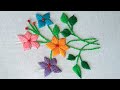 Hand embroidery stitch your flower patterns with nakshi shelai bari