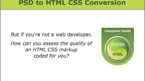 Professional PSD to HTML CSS Conversion