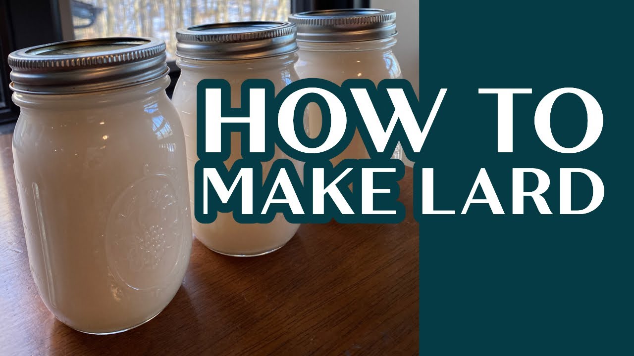 How To Render Pork Fat (Shown in under 3 minutes) YouTube