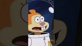 squidward punches sandy! #shorts