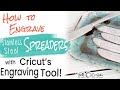 How to Engrave Stainless Steel Spreaders with a Cricut Engraving Tool