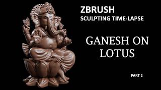 ZBRUSH SCULPTING GANESH (PART 2)
