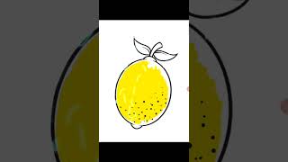 L For Lemon | Kids Nursery Rhyme | Lemon Painting #drawing #kids #kidssong