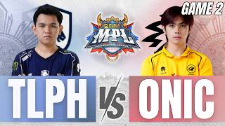 MPL PH SEASON 17 W4D3 | GAME 2 | TLPH VS ONIC | GROUP STAGE