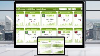 General Management KPI Scorecard in Excel