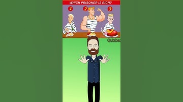 Guess which prisoner is Rich #shortsfeed #riddlejourney #logicpuzzle #quizgames #quiz #shorts