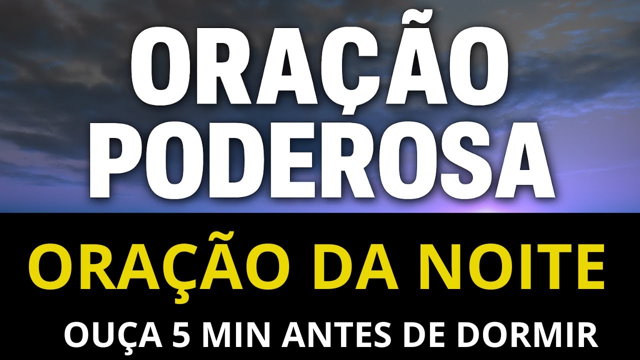 ORAÇÃO DA NOITE PARA DESCANSAR EM PAZ 🙏 | Libere o Coração e Deixe Deus Cuidar de Tudo