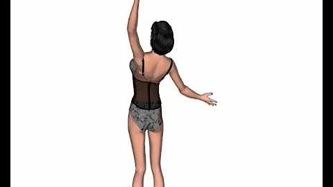 DAZ Studio 4 - Test Animation (dancer)