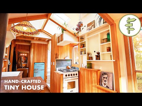 Carpenter's Wonderfully Hand-Crafted Tiny House with Clever Layout & Design – Quick Tour