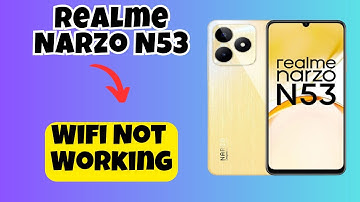Wifi Problem Fix Realme Narzo N53 || How to solve the wifi issue || Wifi not working problem solved
