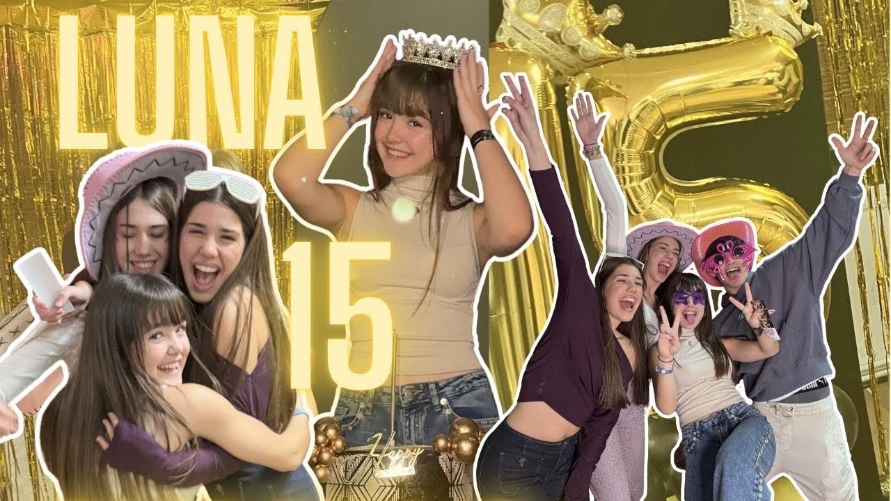 15 CUMPLEAÑOS DE NUESTRA AMIGA LUNA ❤️