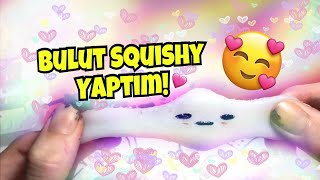 Silikon Squishy Nasıl Yapılır? Bulut Squishy Yapımı - Squishy Savaşları screenshot 1