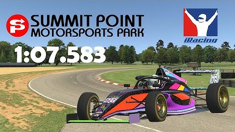 iRacing Formula 4 Summit Point Raceway - 1:07.583