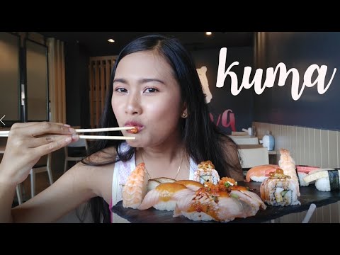 vlog พาไปกินบุฟเฟ่ต์อาหารญี่ปุ่น Kuma Premium Sushi Buffet หาดใหญ่ ล้นถึงคอ