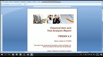 Tutorial Analisis Butir Soal Dengan ITEMAN 4.3 Beserta Interpretasi Outputnya
