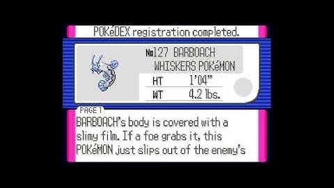 How to get Barboach in Pokemon Sapphire