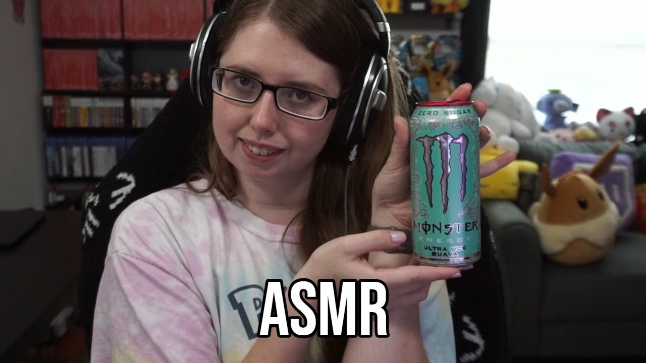 ASMR - Monster Can Tapping [Half Full] - YouTube