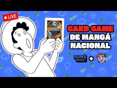 tudo sobre o CARD GAME de mangá nacional - feat. Agakê comics