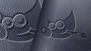 GIMP Tutorial: Pressed Leather Effect