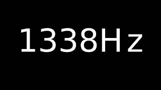 Speaker Sound Test 1338Hz