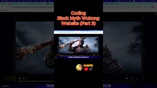 Coding BLACK MYTH WUKONG Website with HTML CSS JS (PART 3) - CodeTQ - #coder #developer #trending