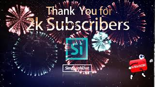 Thank You for 2K Subscribers | Thanksgiving Video | SimplyInfo
