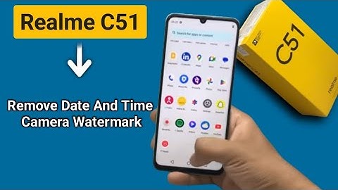 How to remove date and time camera watermark, how to off date and time watermark camera  realme c51
